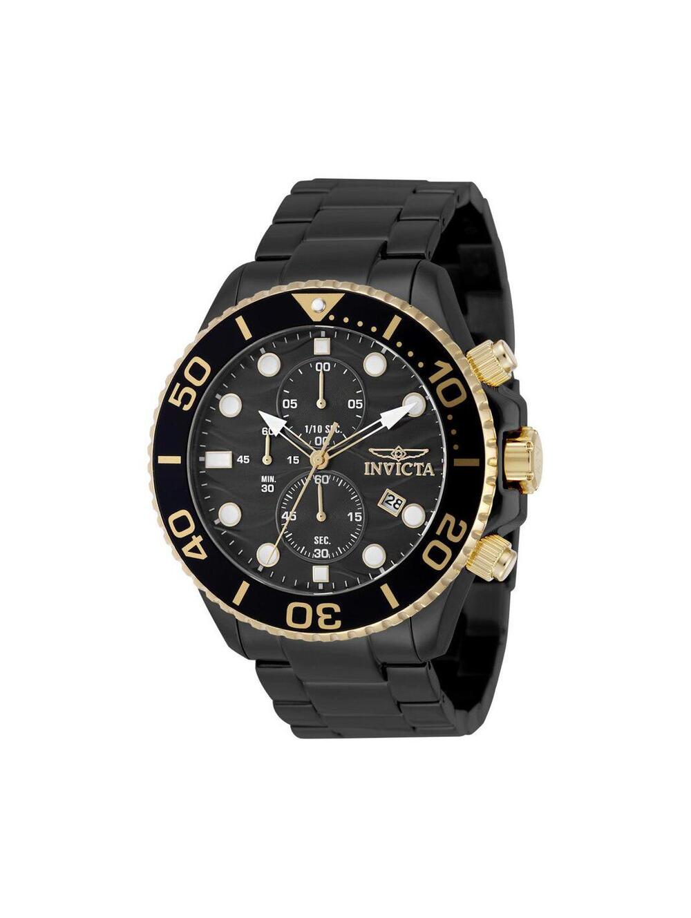 Invicta Pro Diver Men's Watch - iSize Bracelet - 53mm, Black (50222)